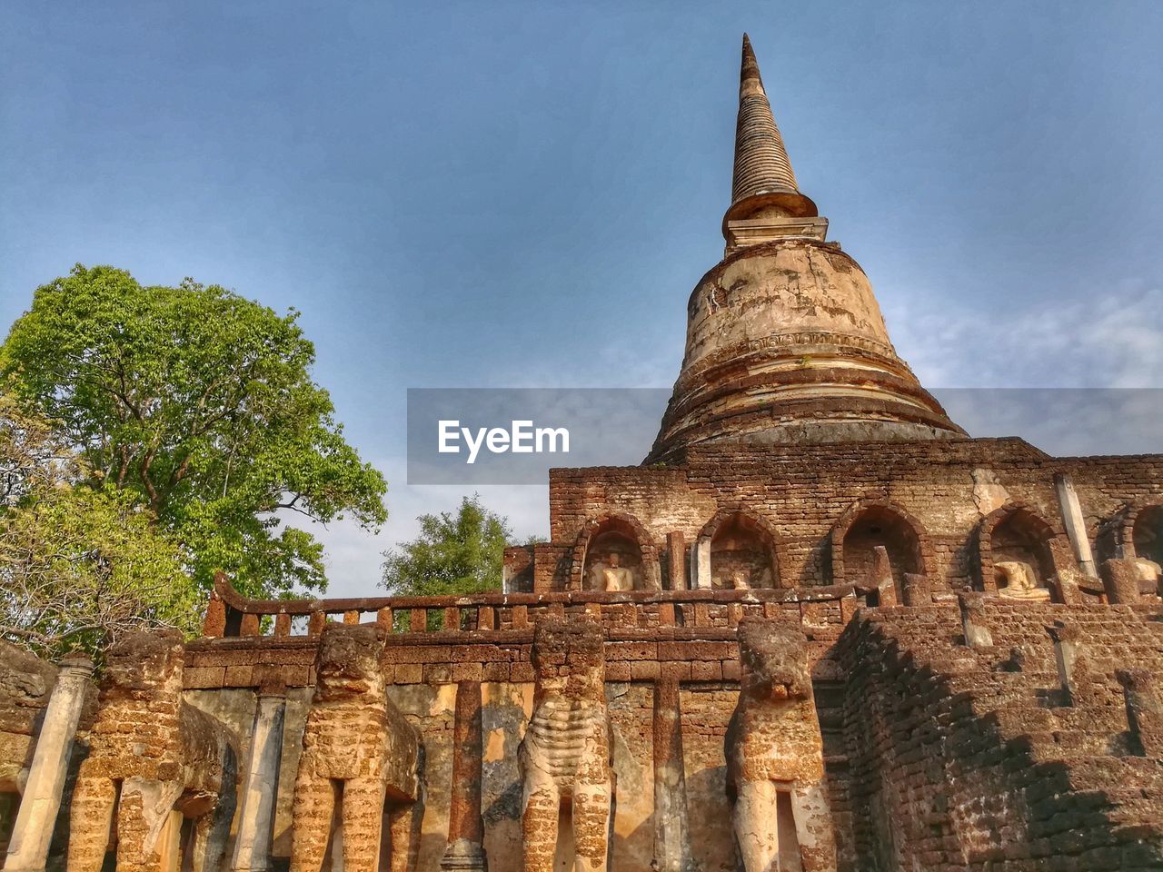 LOW ANGLE VIEW OF TEMPLE