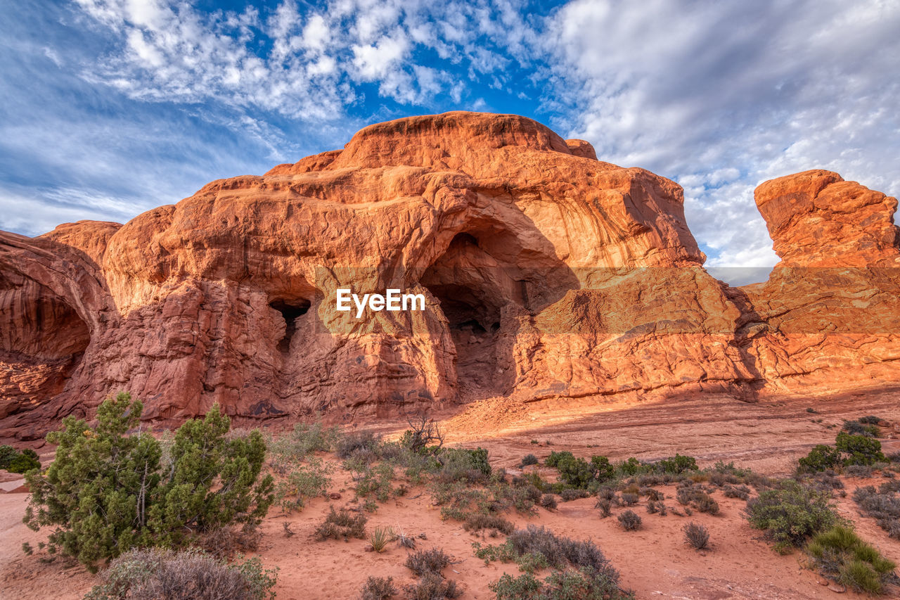 VIEW OF ROCK FORMATION