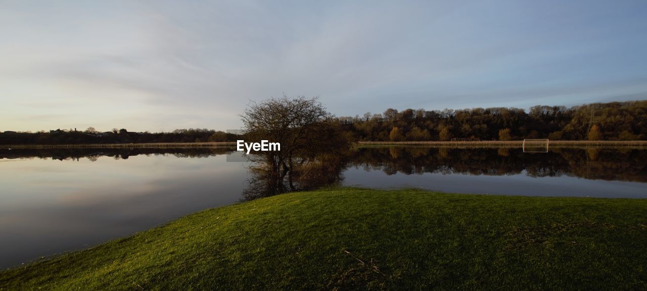 The pavillon football pitches flooded keynsham