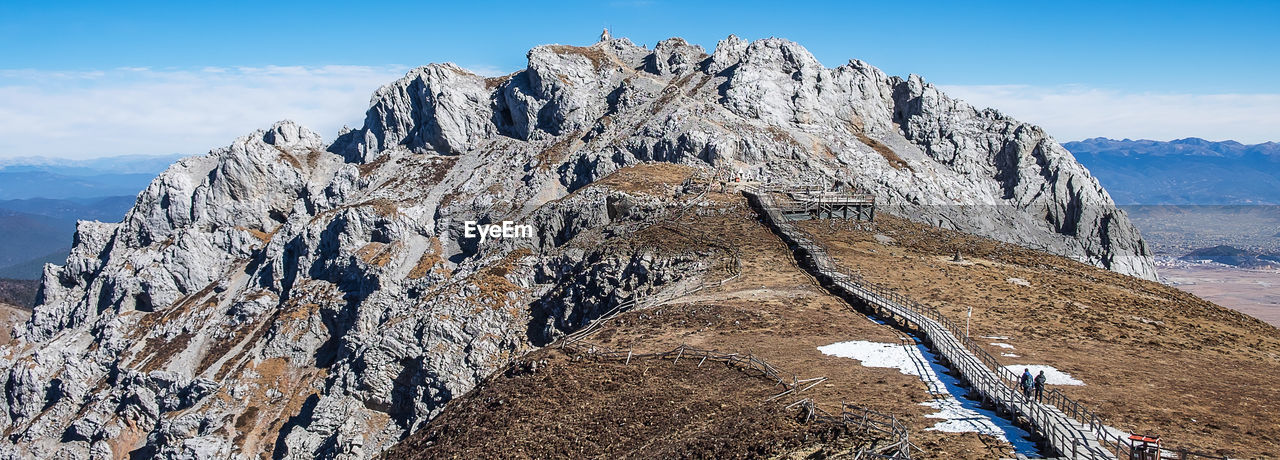 VIEW OF SNOW COVERED MOUNTAIN