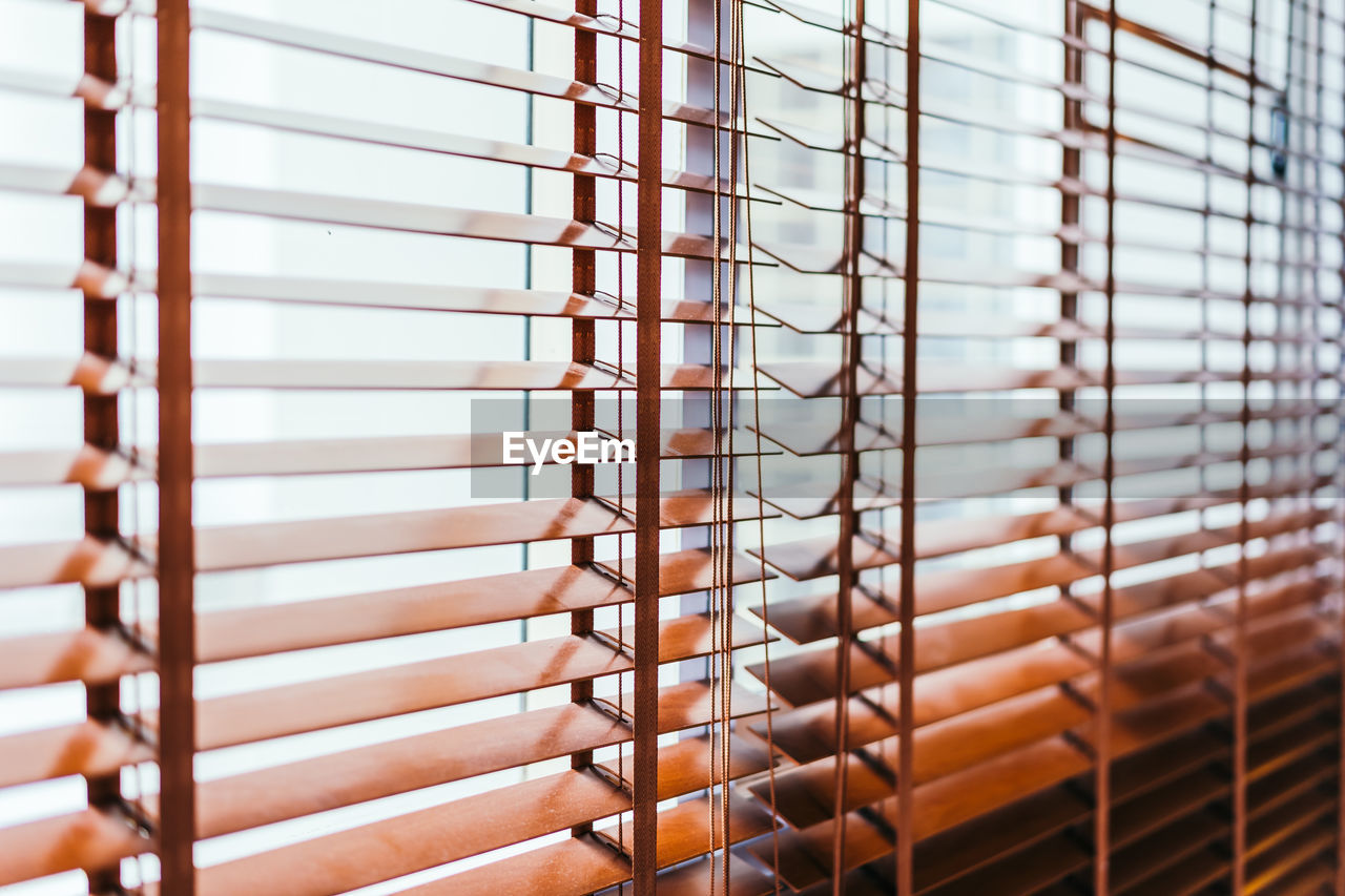 Full frame shot of window blinds