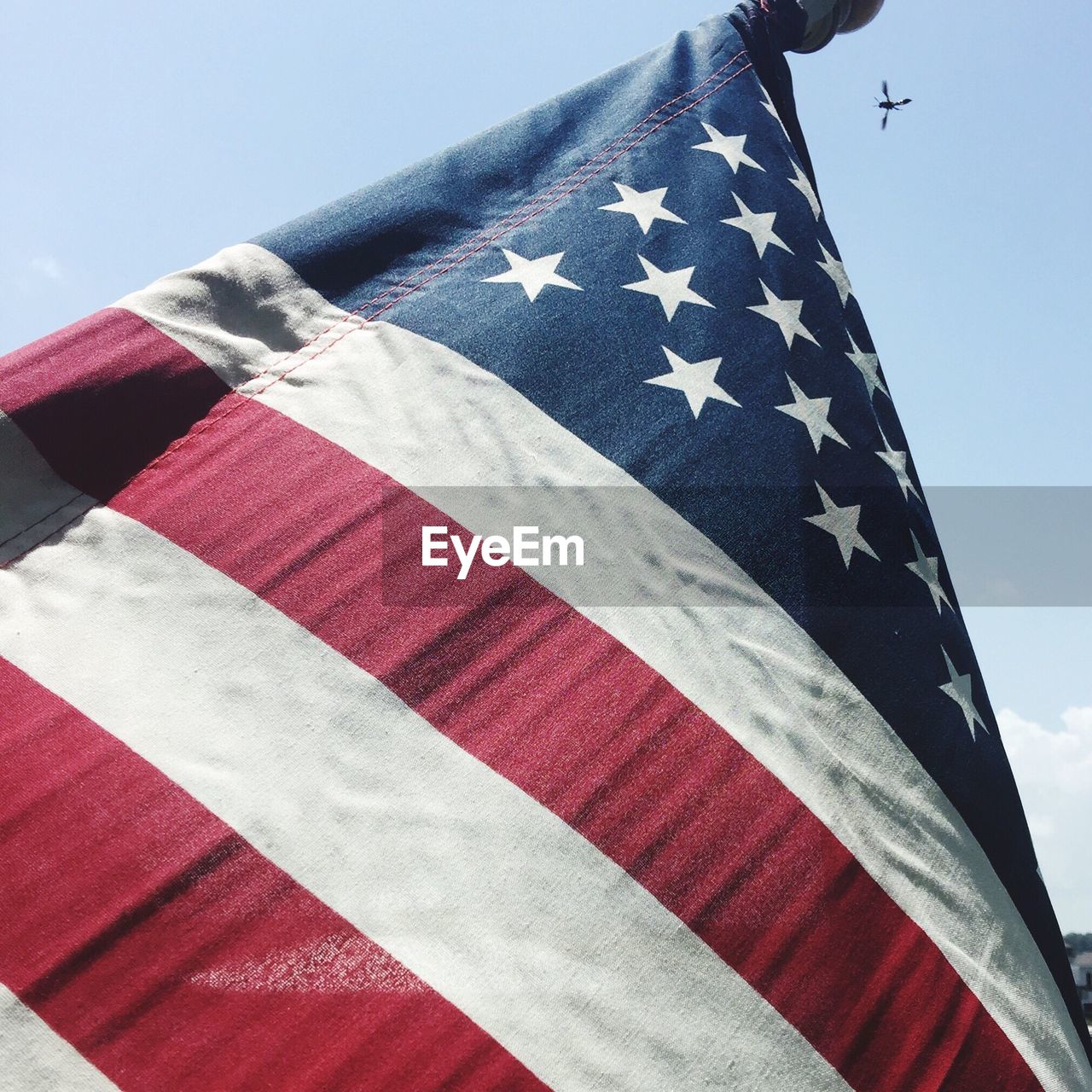 LOW ANGLE VIEW OF FLAG