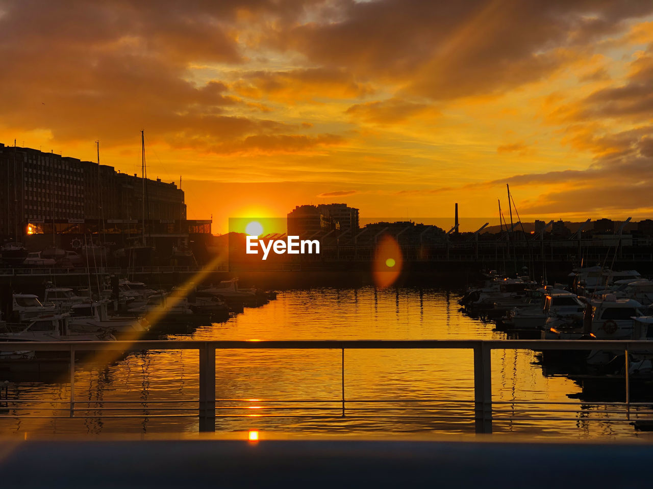 SCENIC VIEW OF RIVER DURING SUNSET