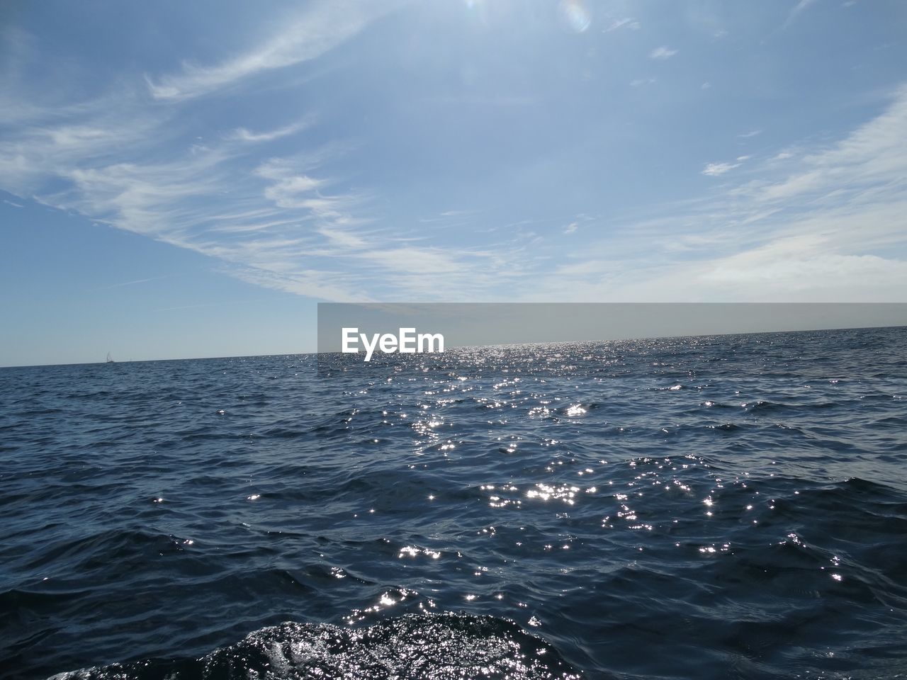 VIEW OF CALM BLUE SEA