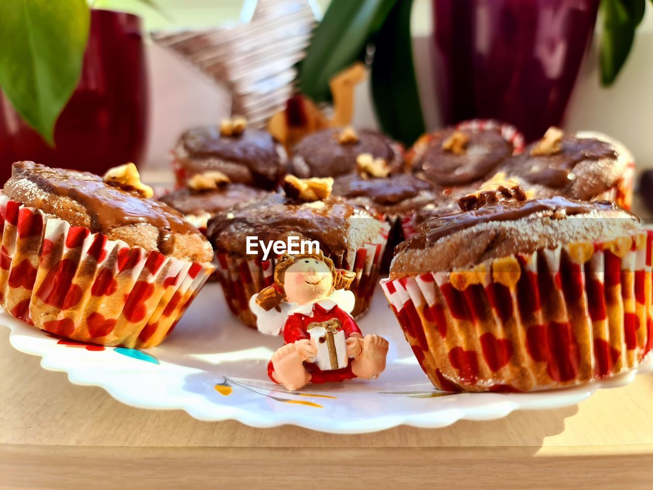 Close-up of cake on table