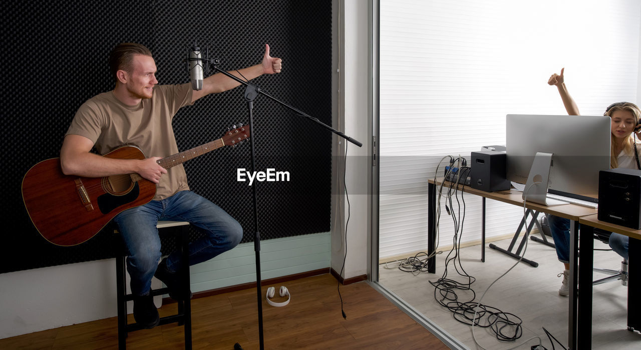 Man playing guitar