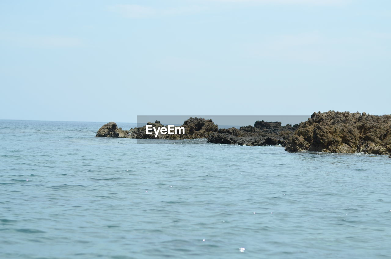 Scenic view of calm sea