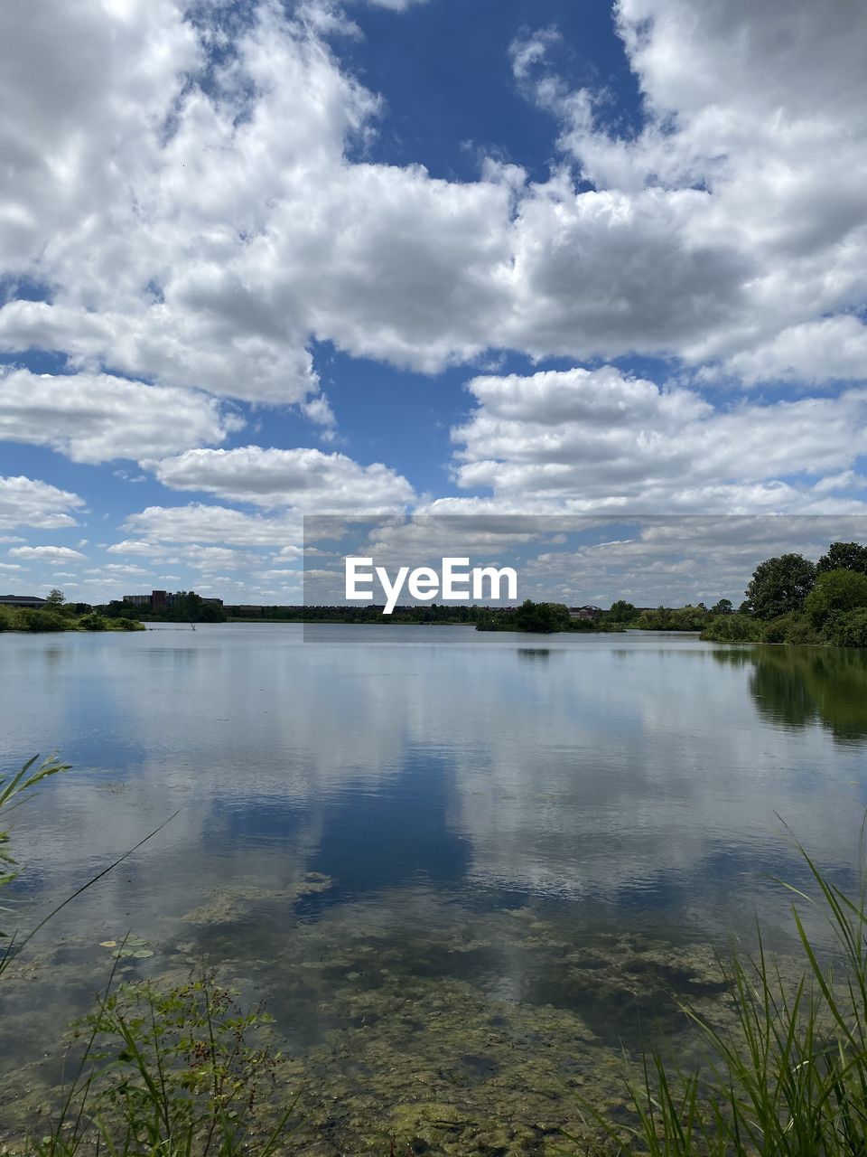 VIEW OF LAKE AGAINST SKY