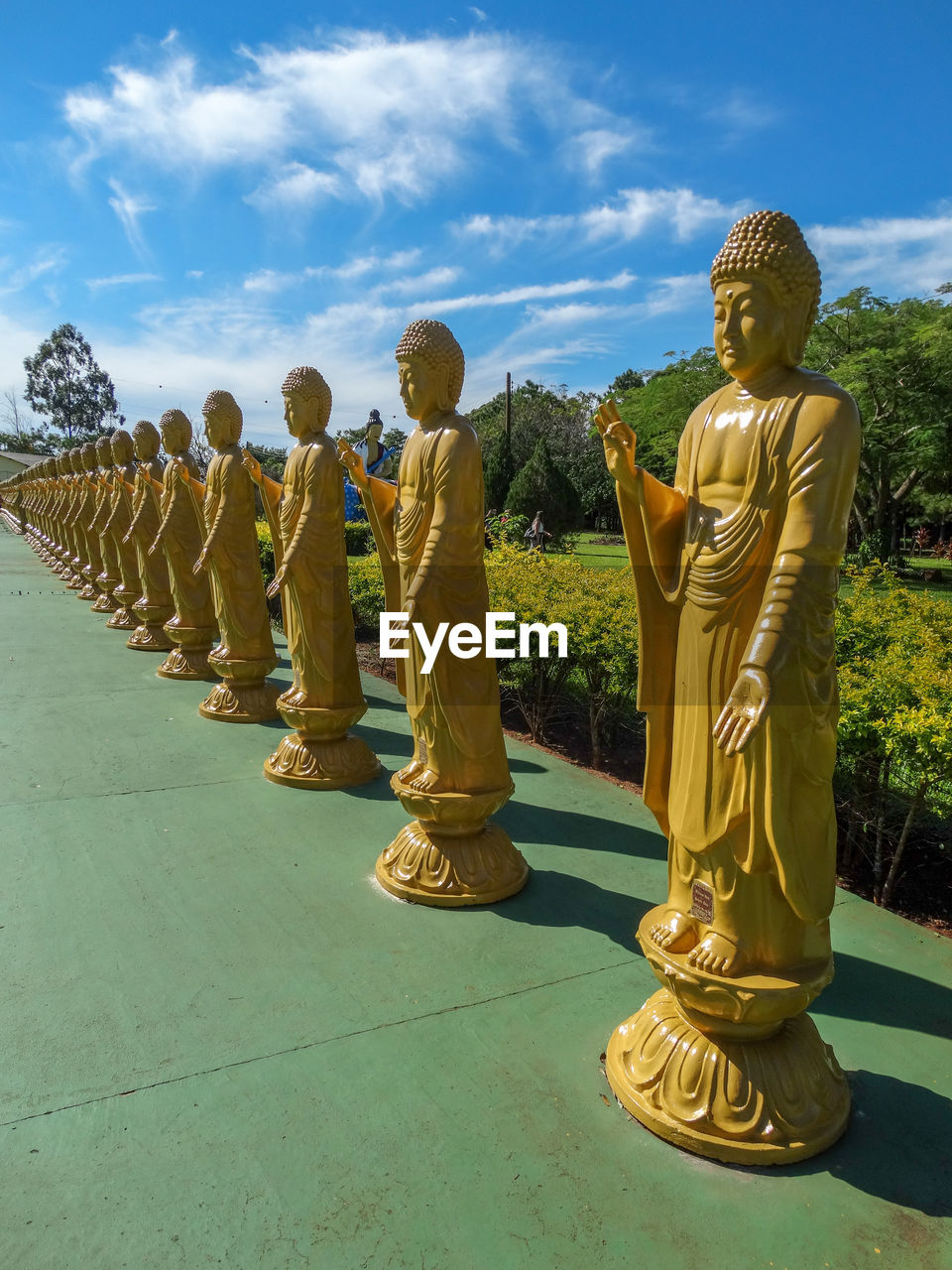 STATUE AGAINST SKY