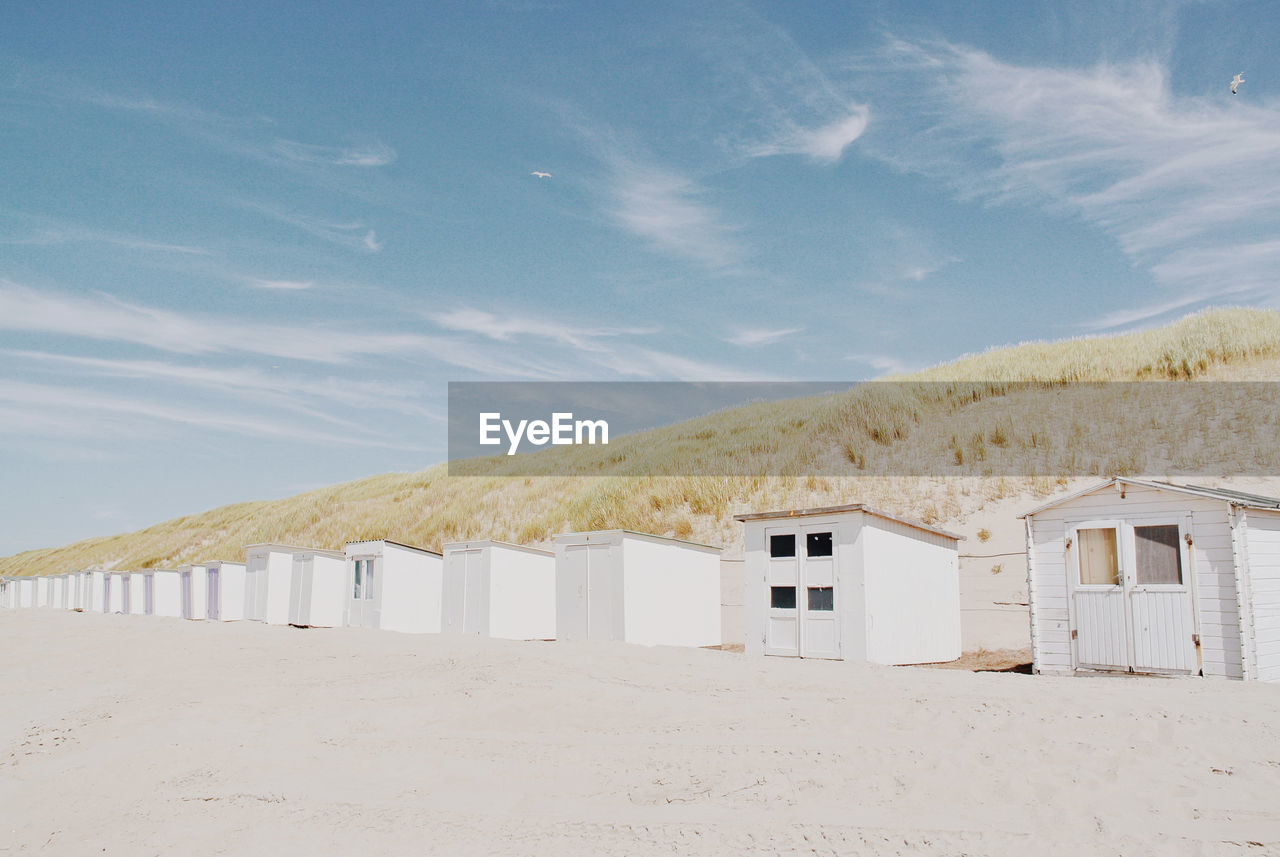 Beach houses, texel, the netherlands