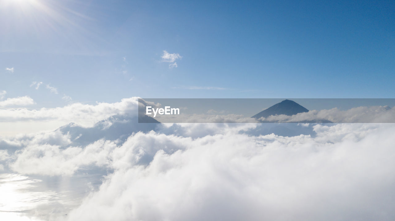 Low angle view of clouds in sky