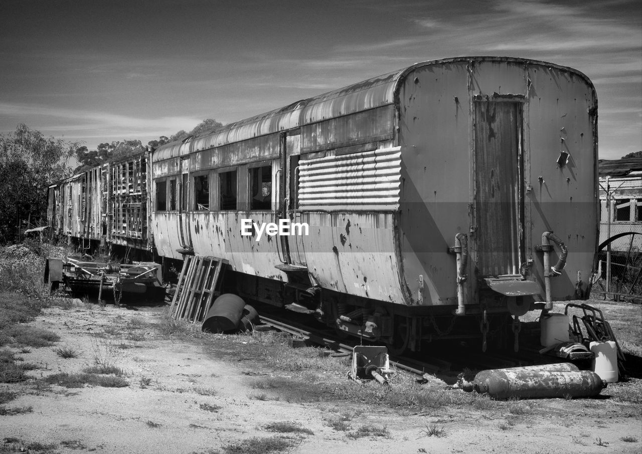 Old train in northam train station - historic site