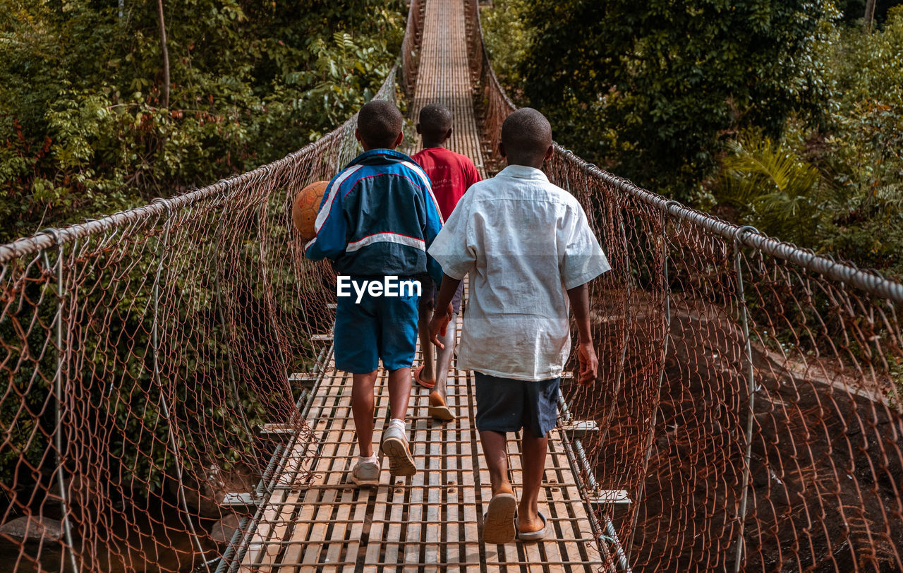 This bridge paved the way for inter-school football matches in the village