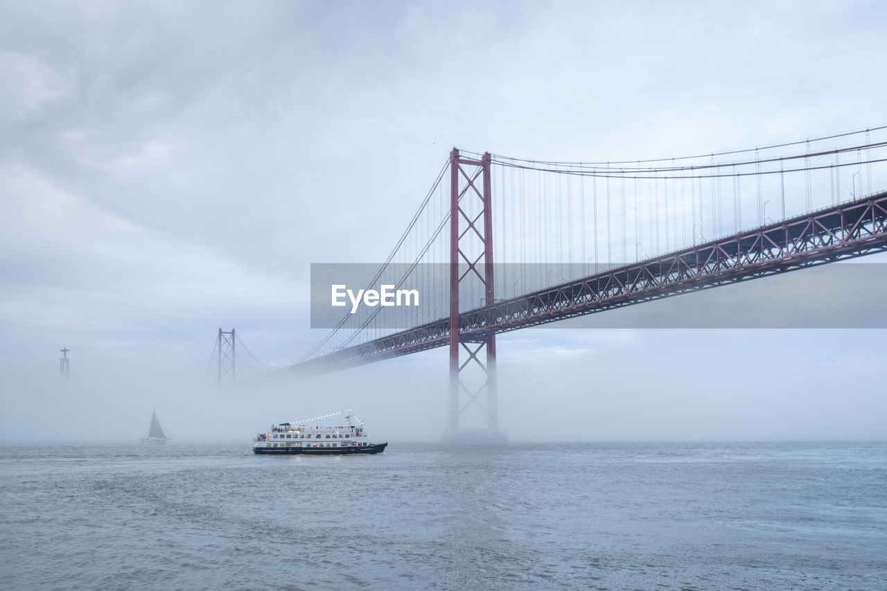 view of suspension bridge