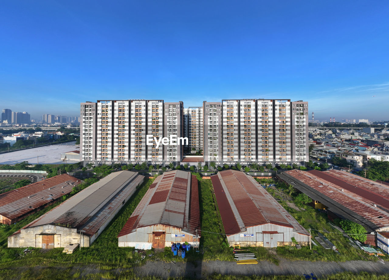 Apartment buildings - thuduc district - hochiminh - vietnam