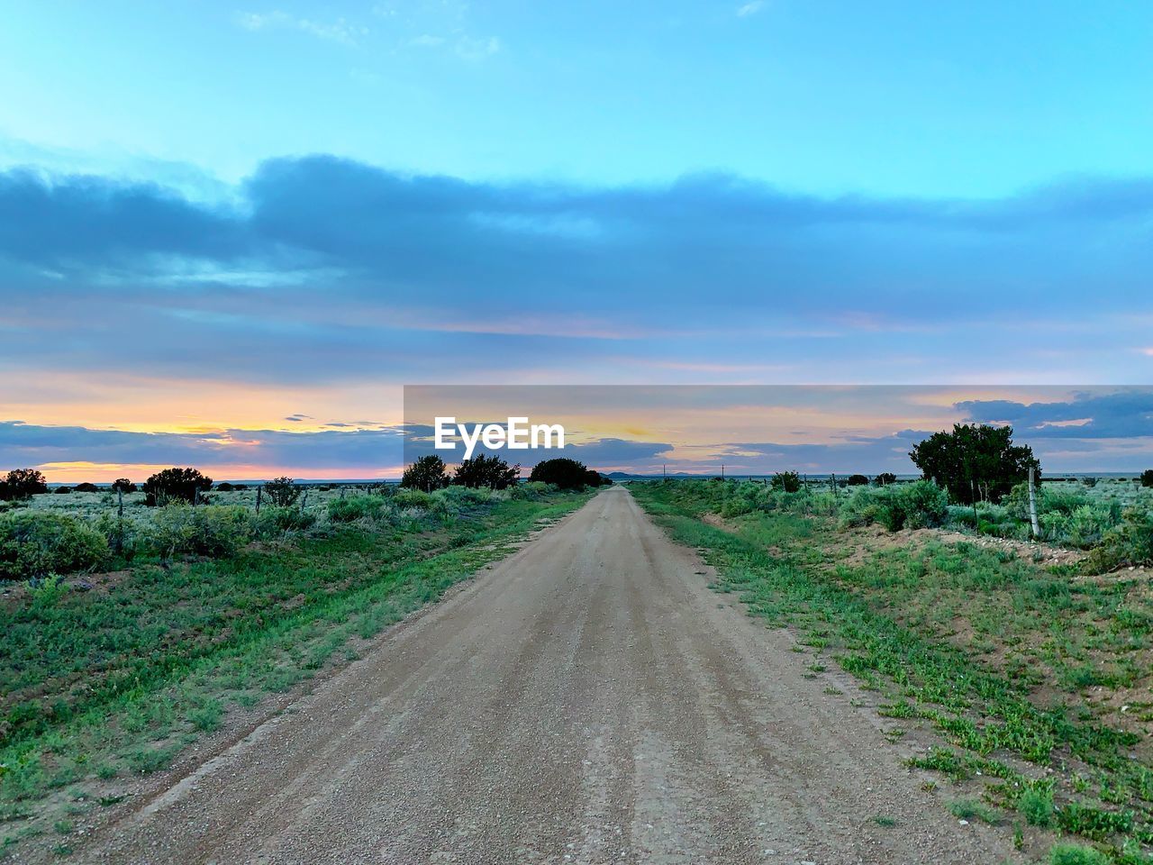 EMPTY ROAD ALONG LANDSCAPE