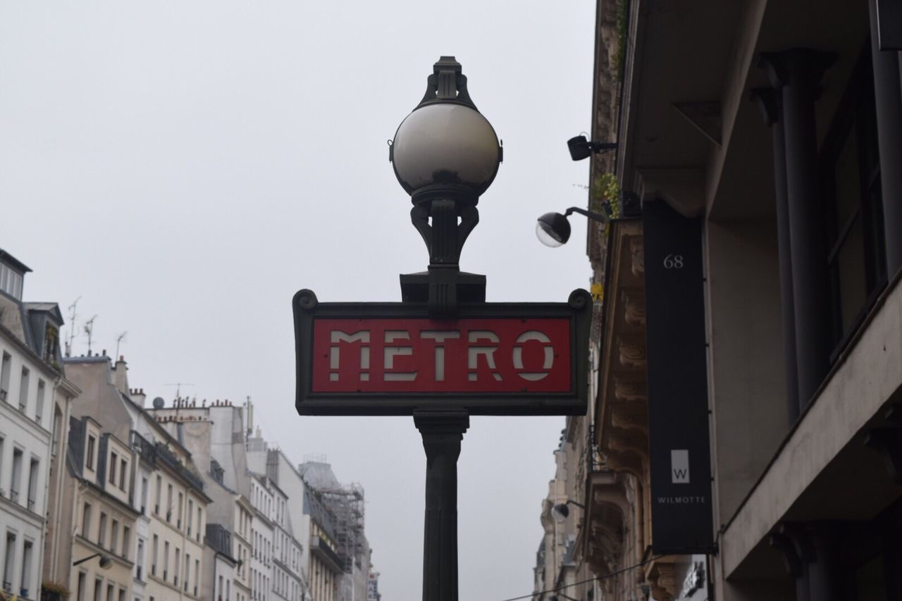 LOW ANGLE VIEW OF ROAD SIGNS