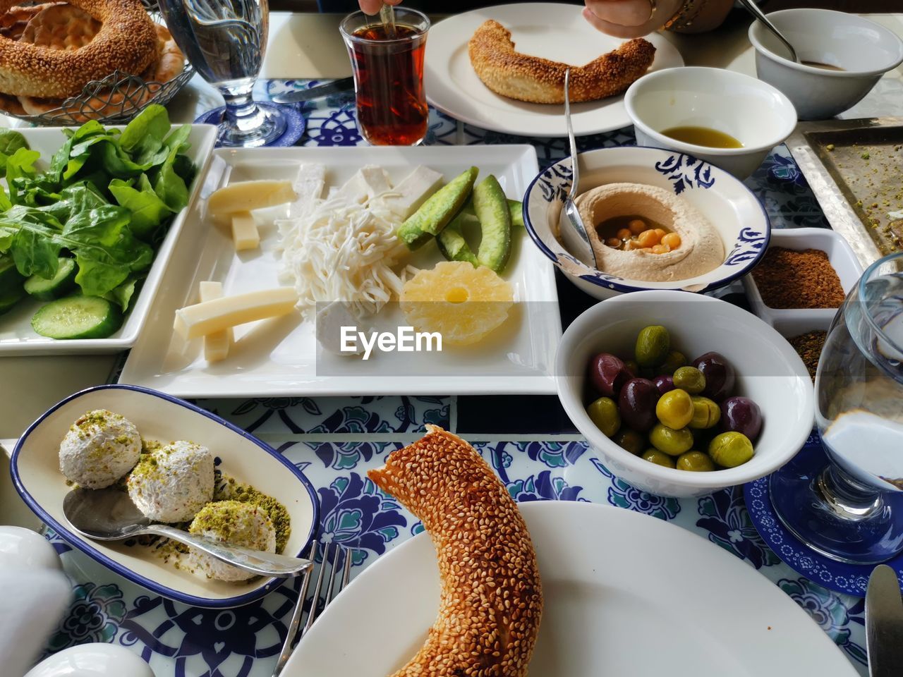Turkish traditional breakfat table