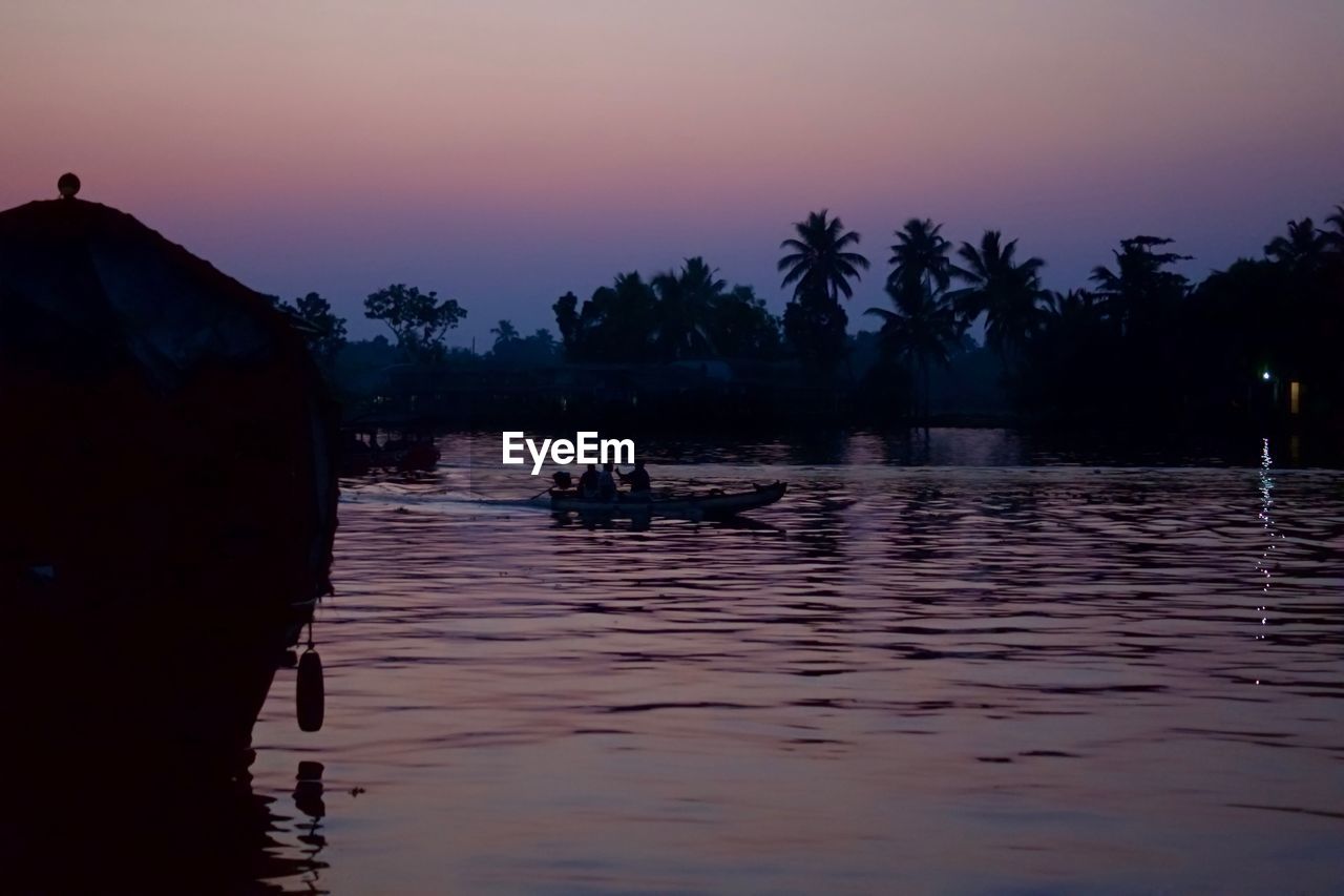 SILHOUETTE OF TREES AT SUNSET