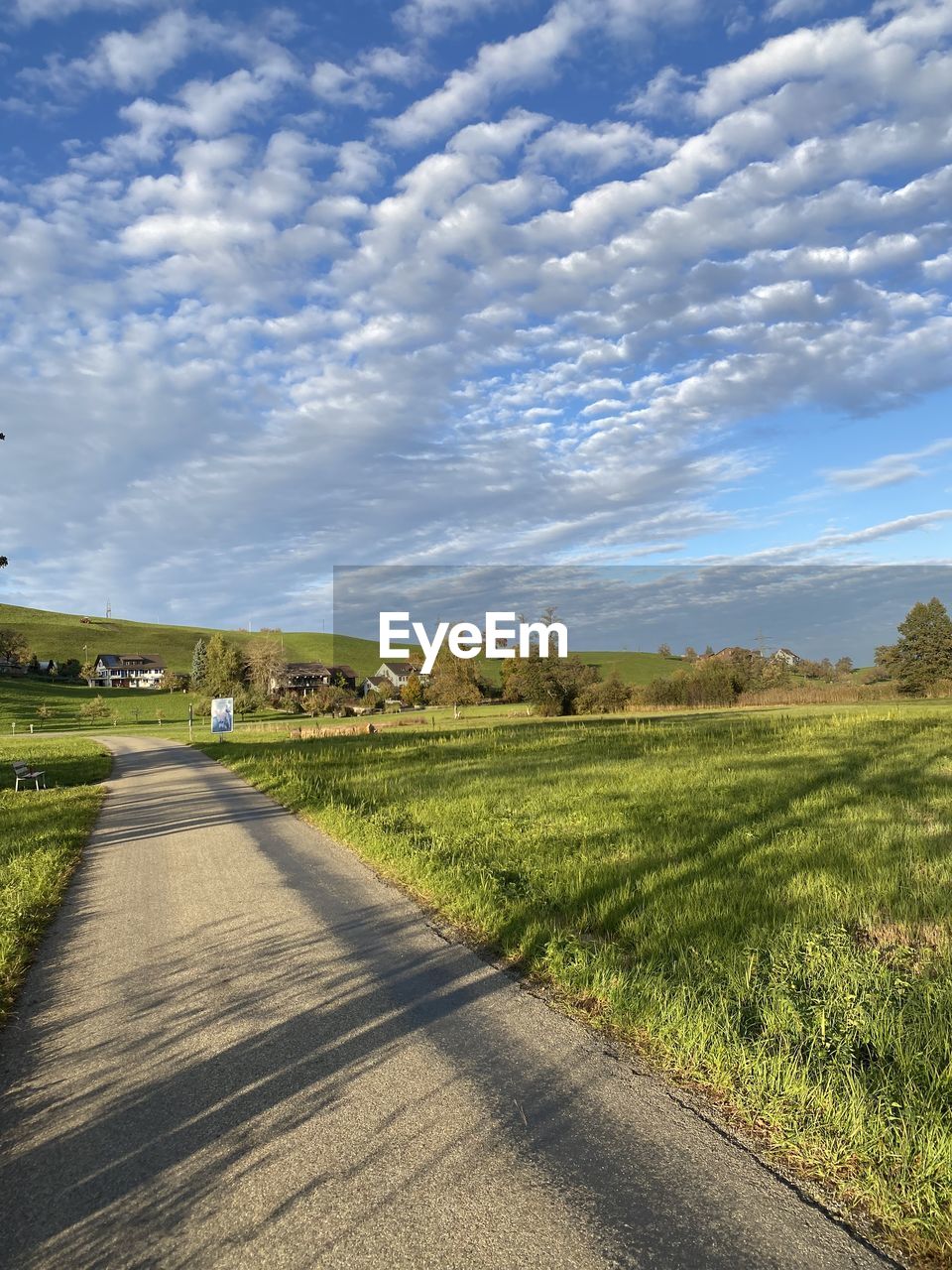 EMPTY ROAD ALONG LANDSCAPE