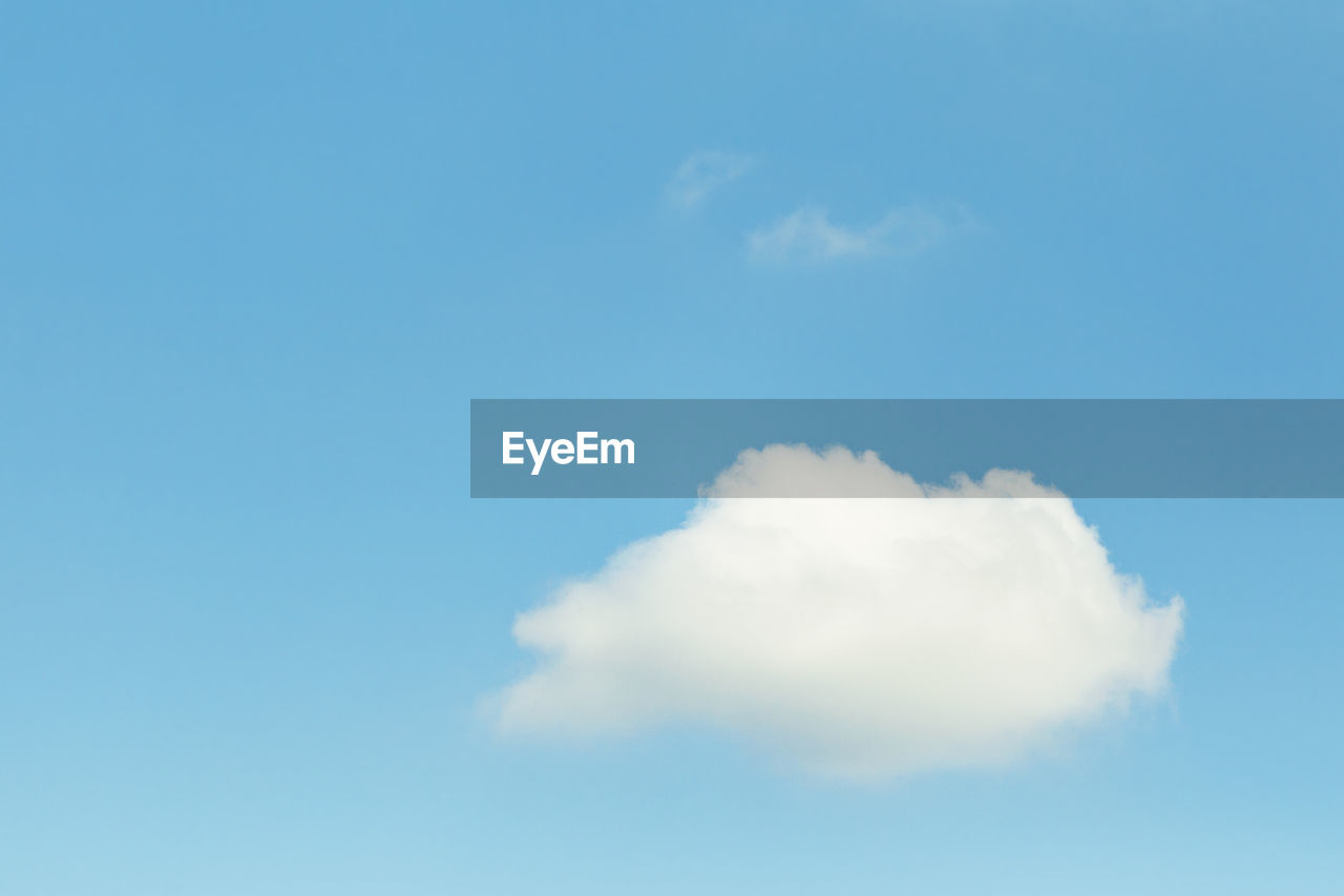 Low angle view of blue sky