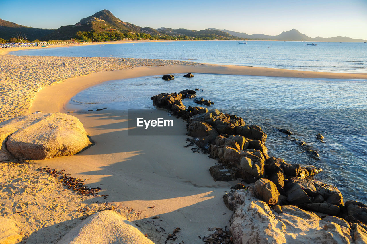 Scenic view of beach