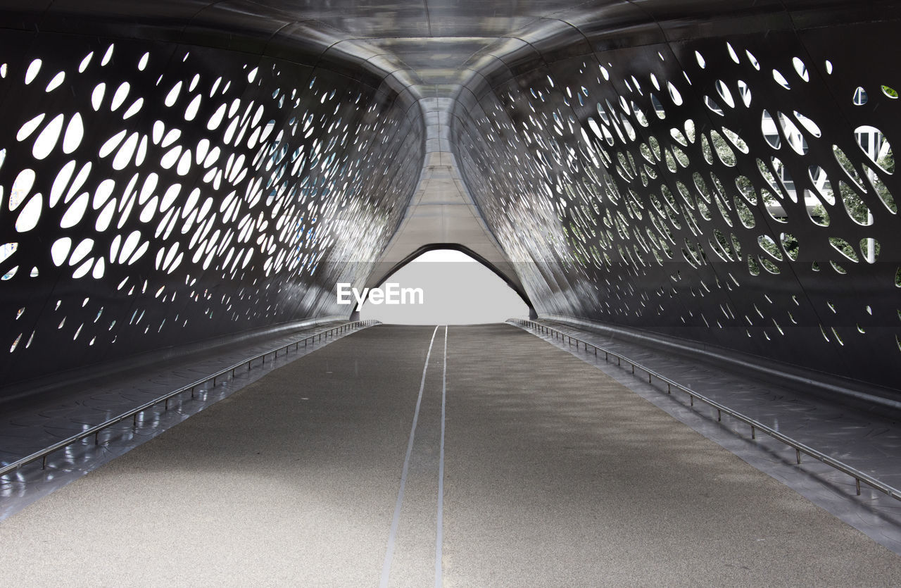 Interior of tunnel