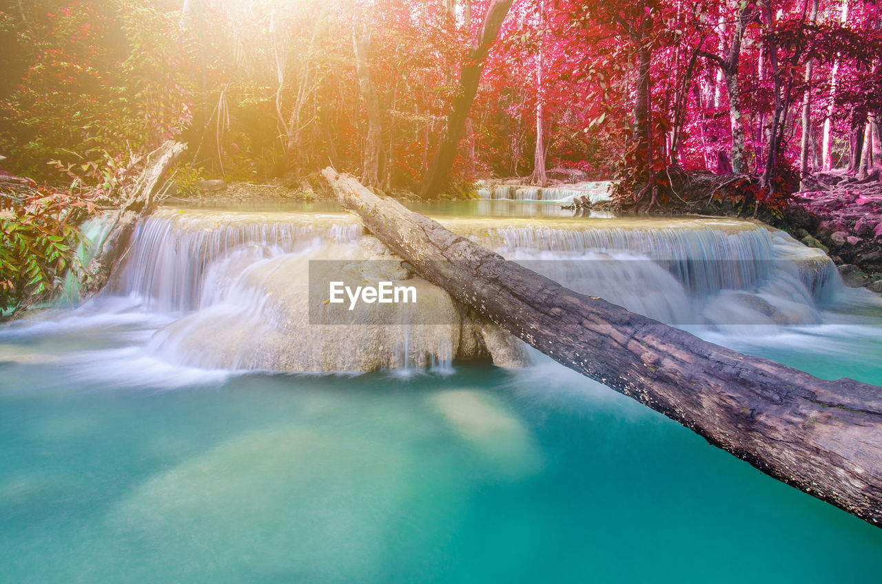 WATERFALL IN SWIMMING POOL