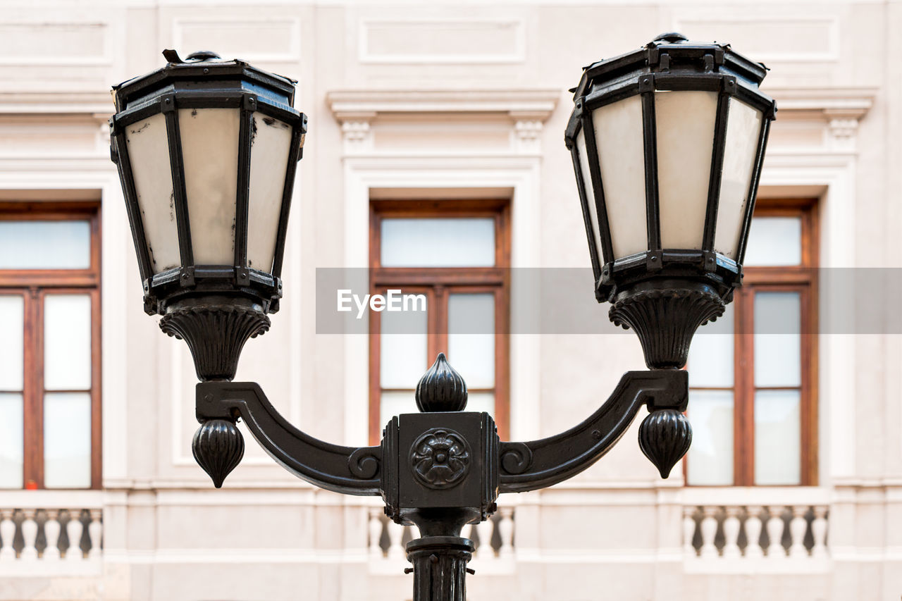 Close-up of street light