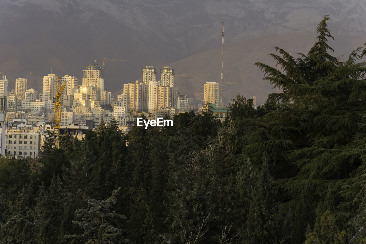 Panoramic view of buildings in city