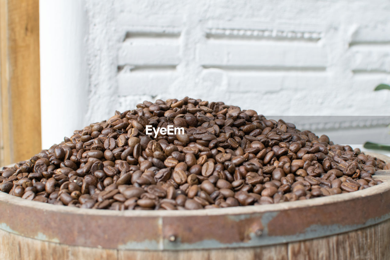 Close-up of coffee beans