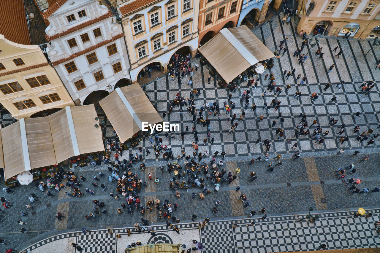 HIGH ANGLE VIEW OF A BUILDING