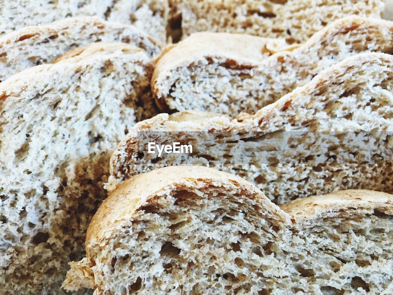 Full frame shot of homemade breads