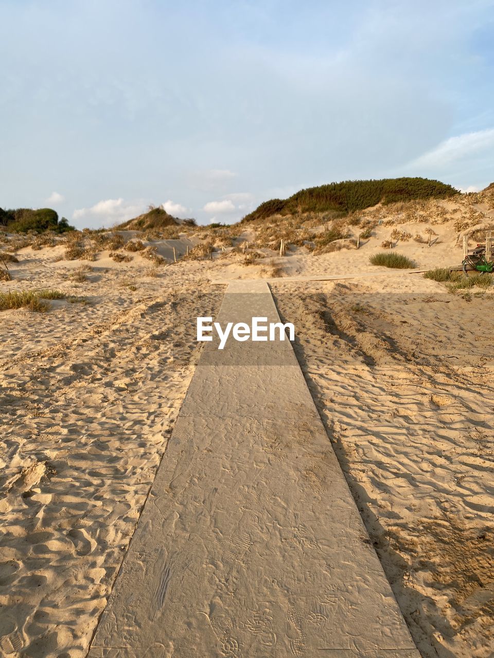 SURFACE LEVEL VIEW OF LAND AGAINST THE SKY