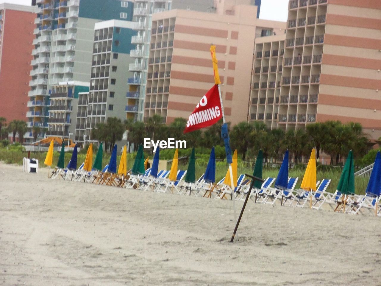 FLAGS ON BEACH