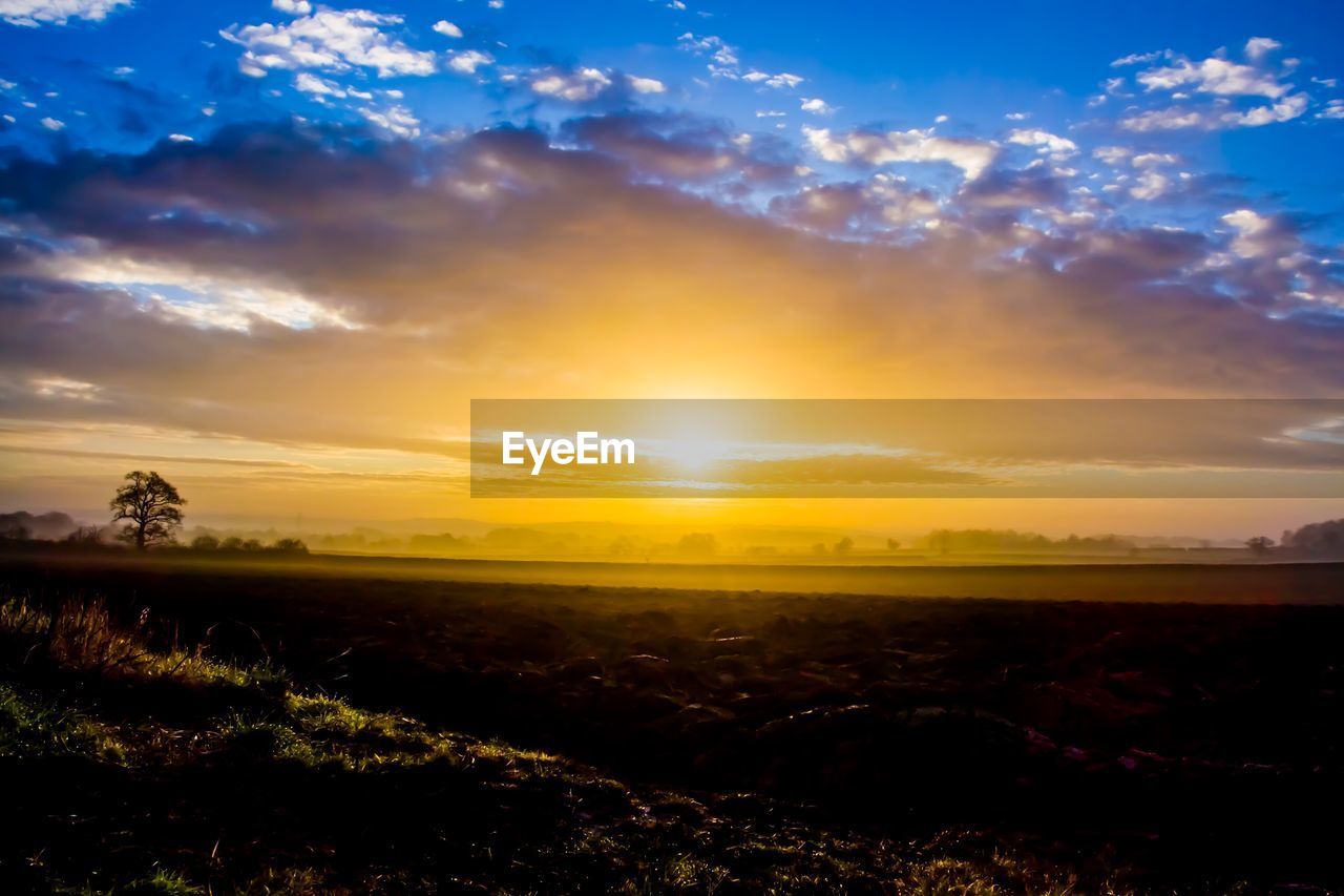 LANDSCAPE AGAINST SKY DURING SUNSET