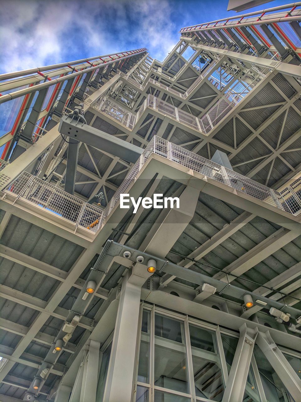 Low angle view of building against sky