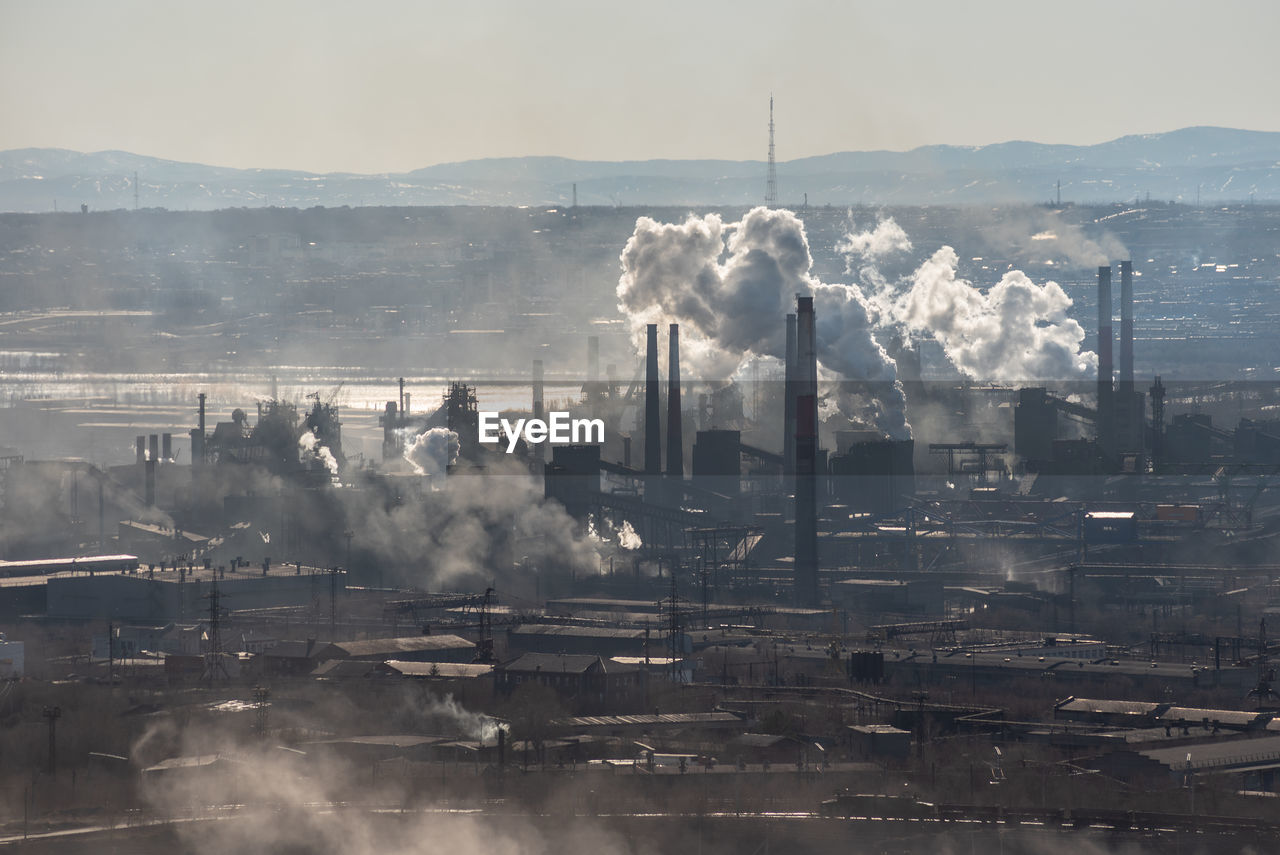 SMOKE EMITTING FROM FACTORY