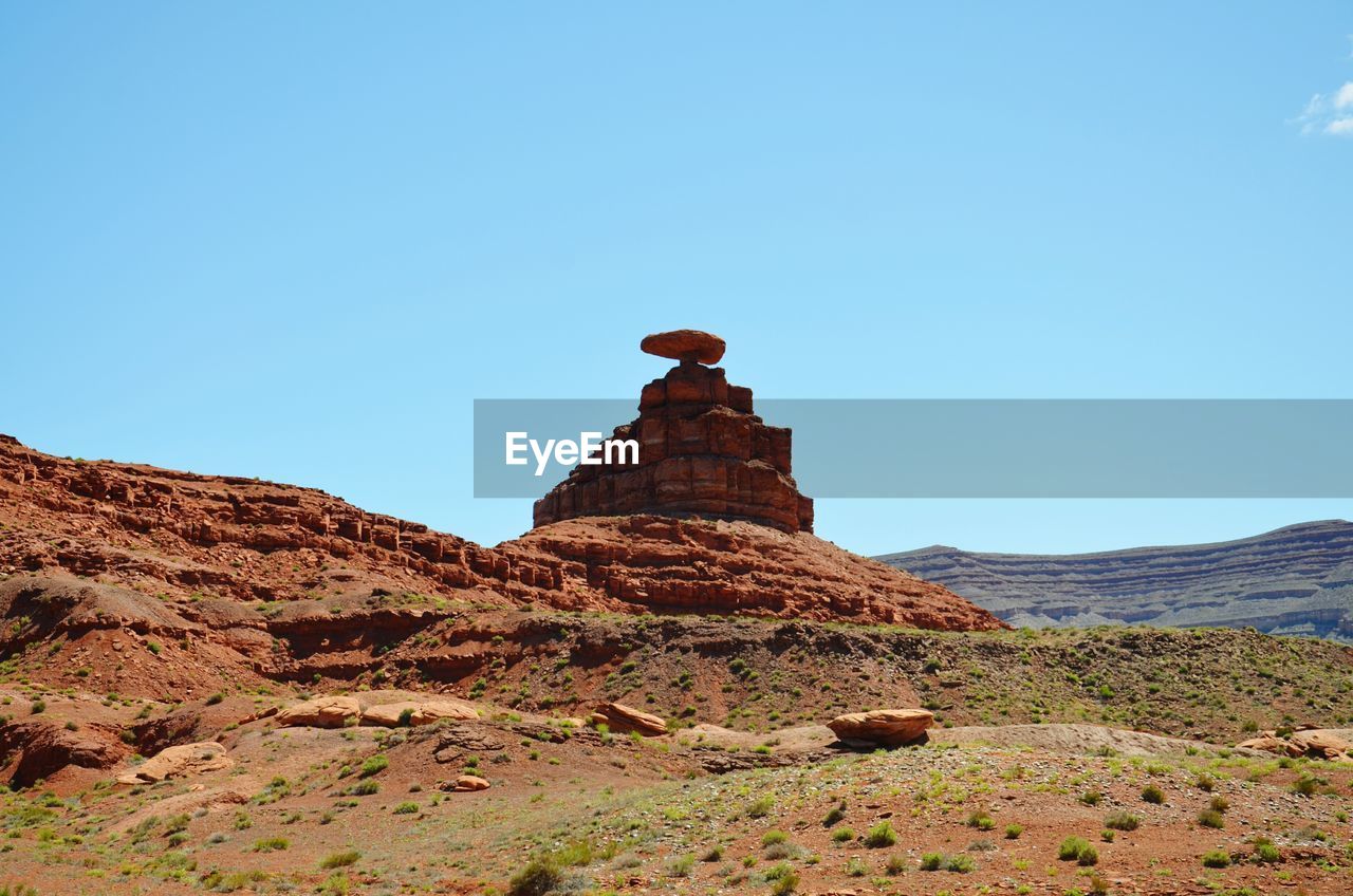 View of scenic rock formation