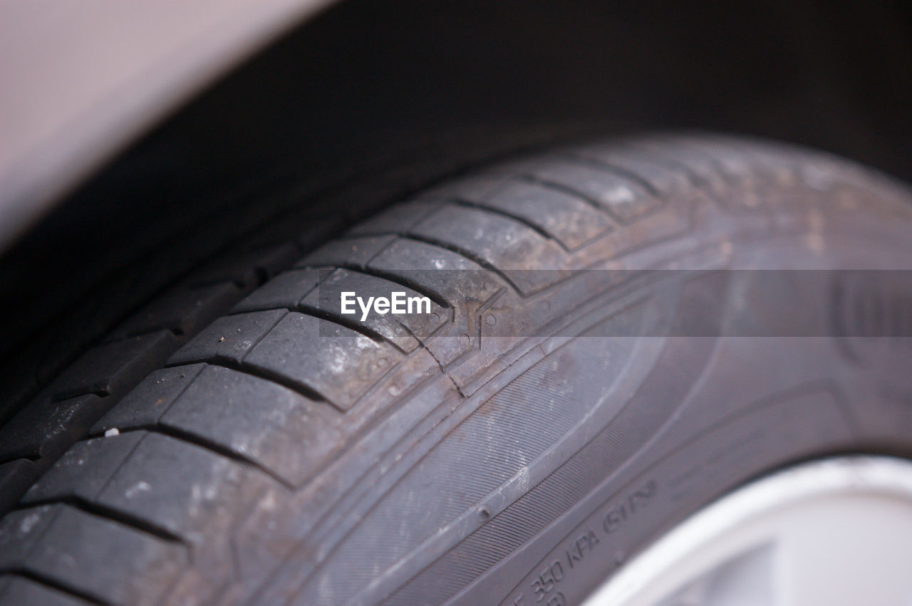 Continental tyres of car. high performance all season tires design for modern sports car.