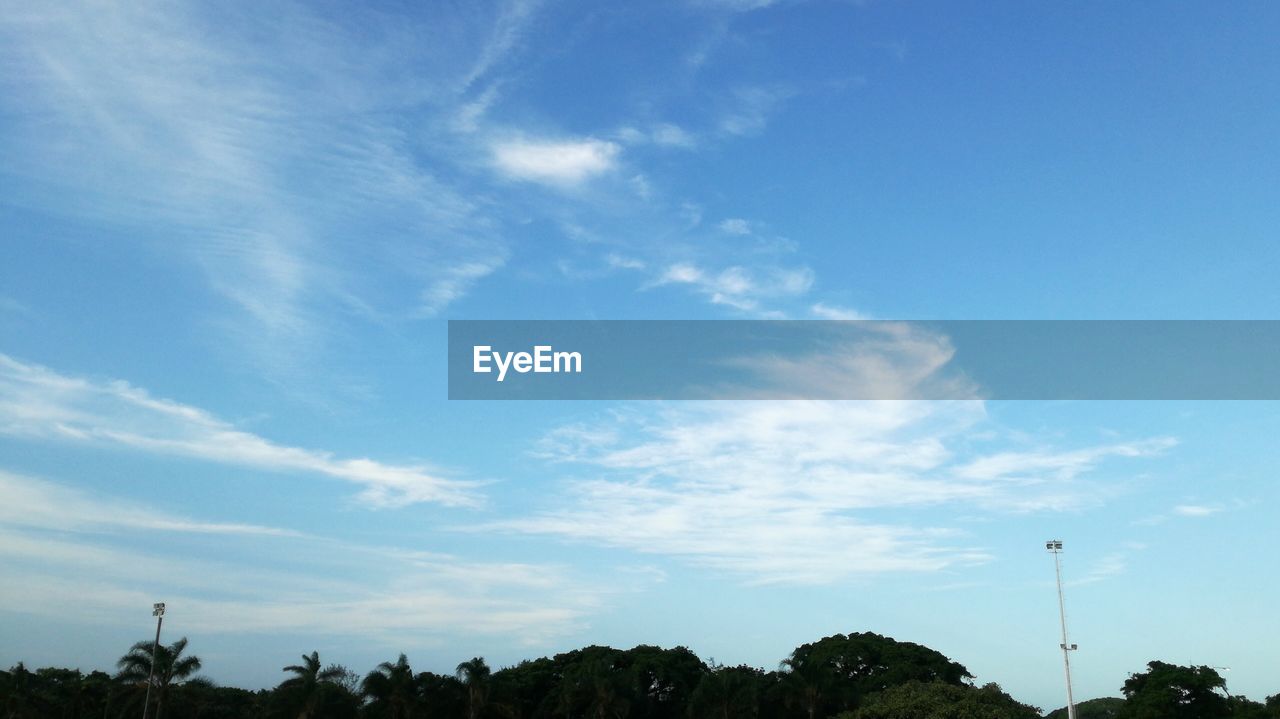 LOW ANGLE VIEW OF BLUE SKY