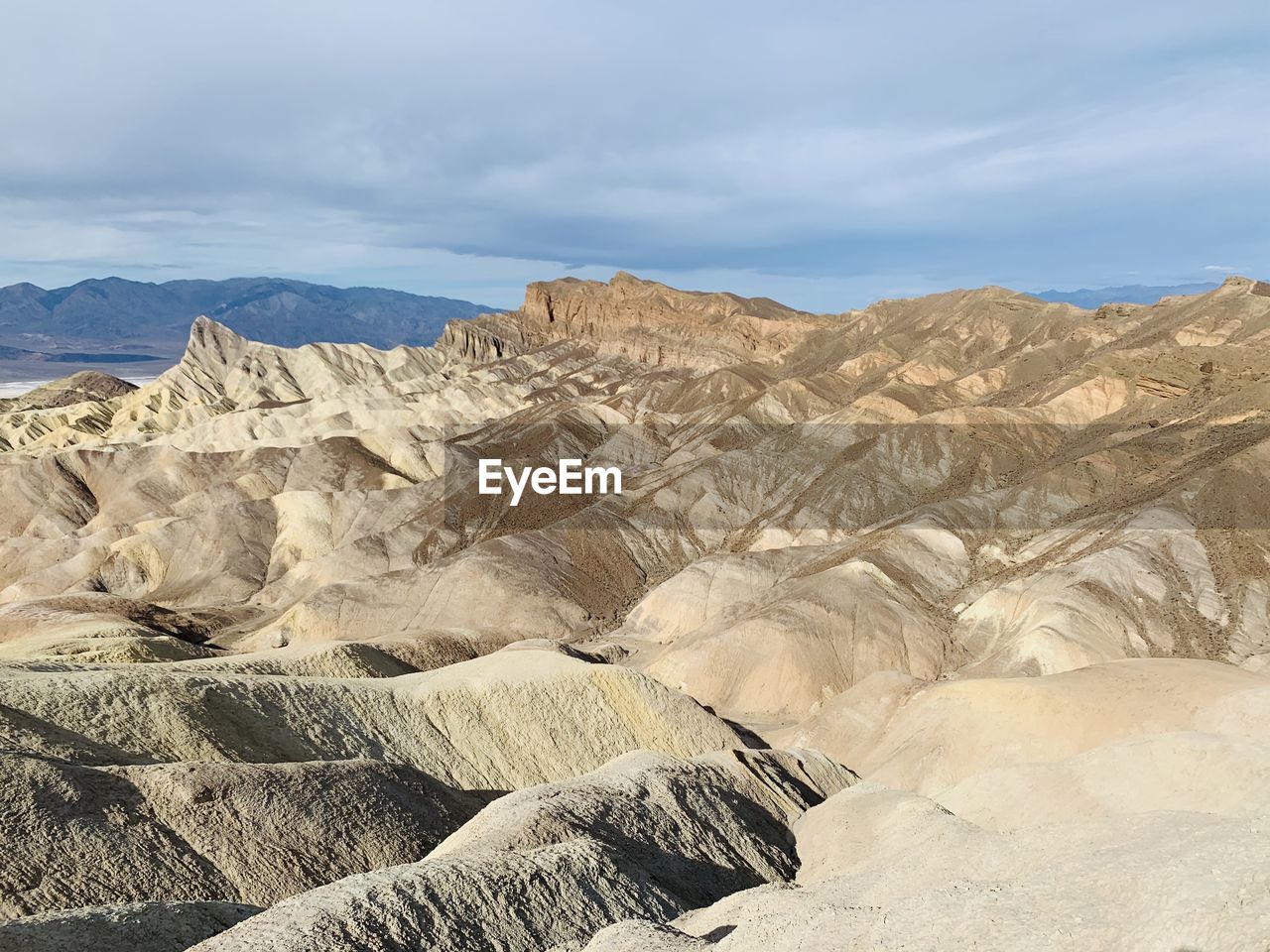 Scenic view of dramatic landscape against sky