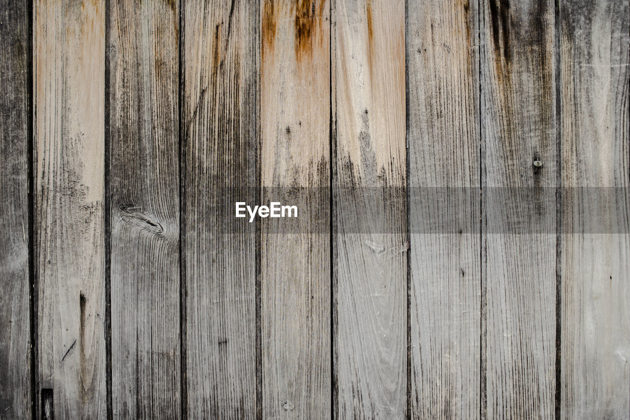 Full frame shot of wooden wall