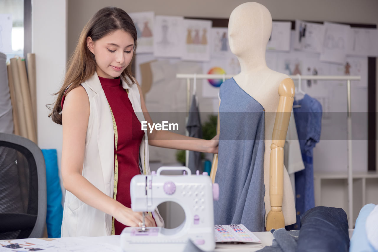 Woman working in office