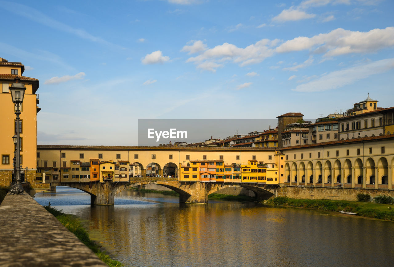 BRIDGE OVER RIVER IN CITY