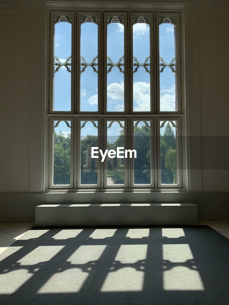 Window sun and shadow  in schloss moyland beuys museum germany 