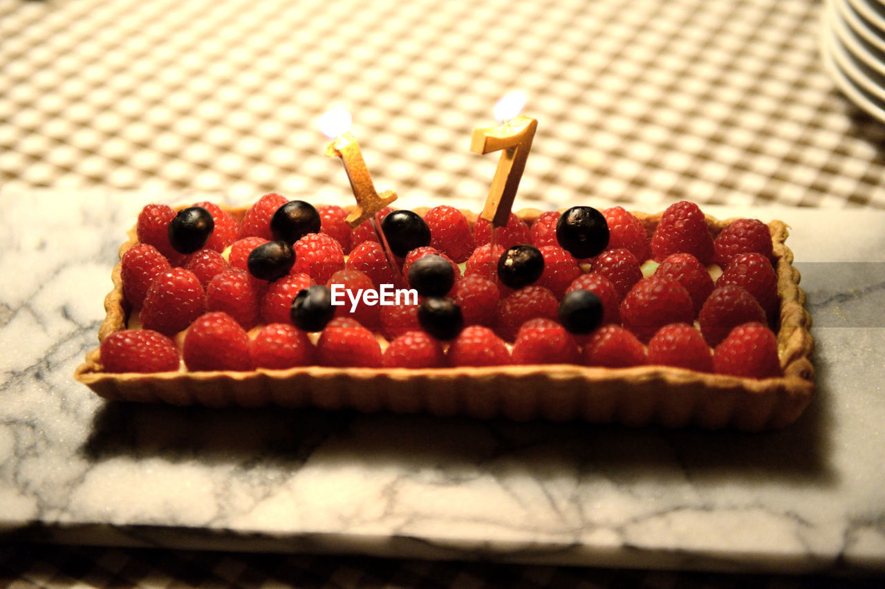 Fresh fruit tart 