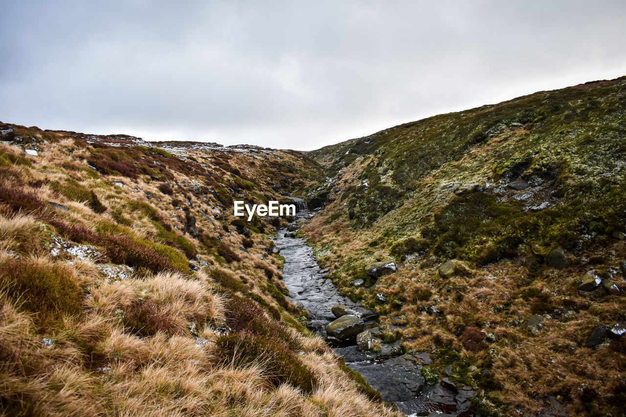 scenic view of mountain against sky