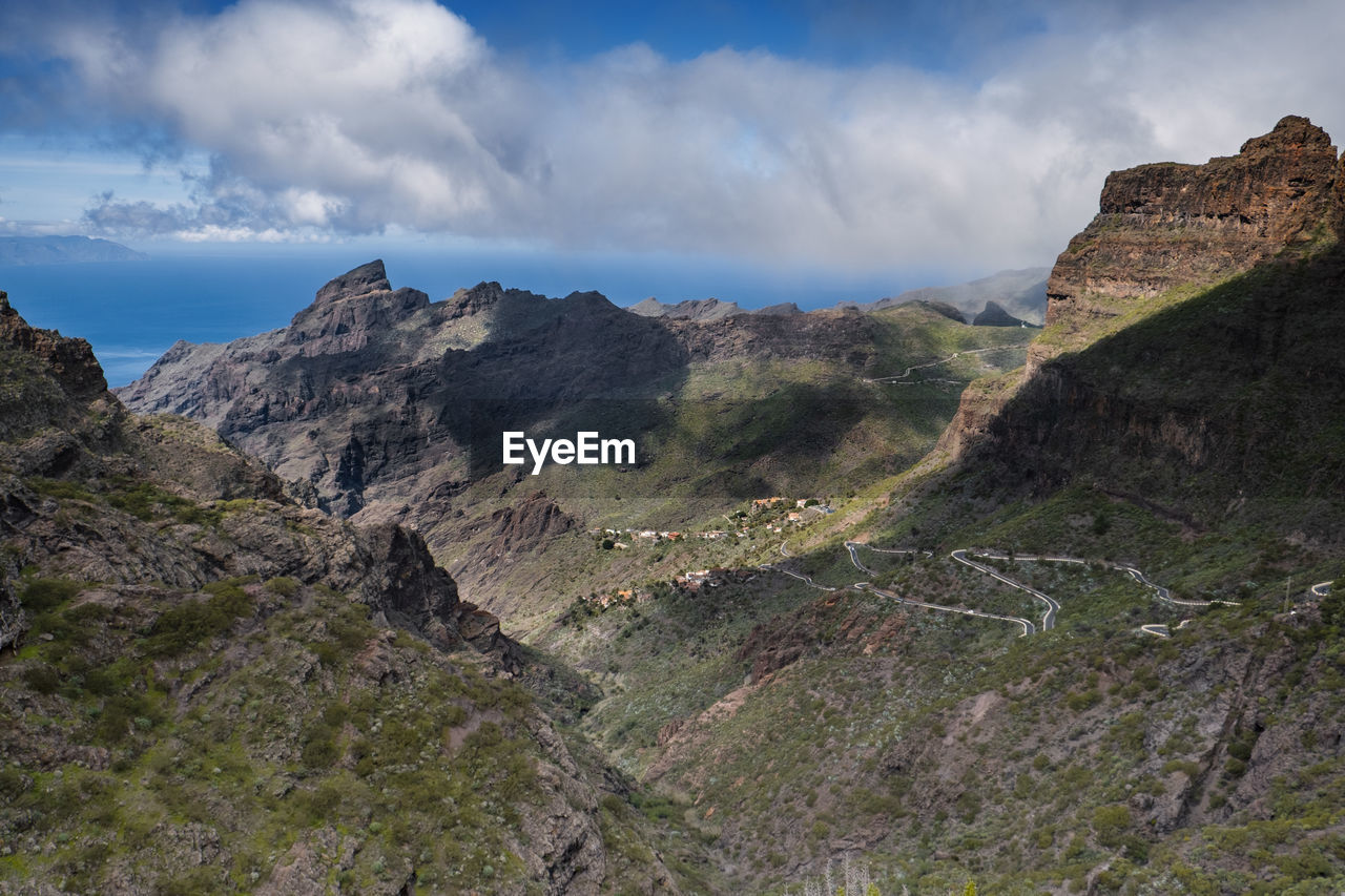 panoramic view of landscape against sky