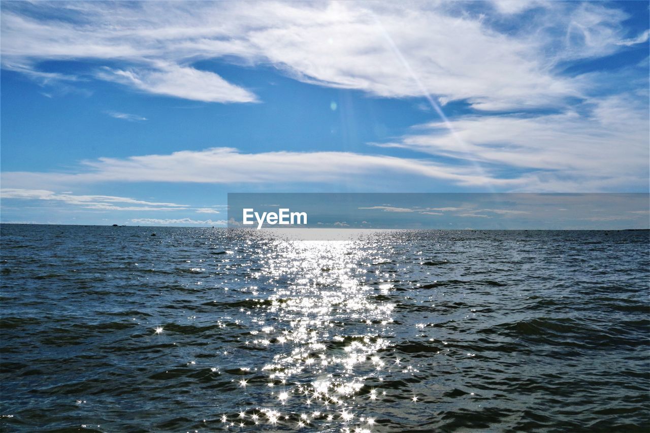 VIEW OF SEA AGAINST SKY